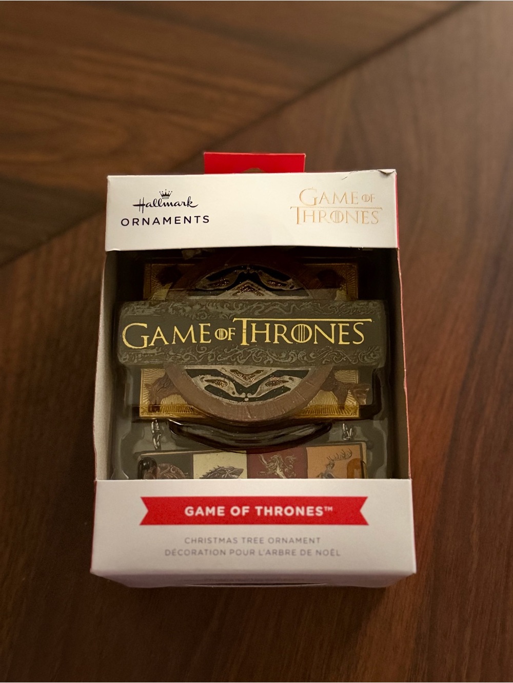 Hallmark Game of Thrones Ornament - Gold, Brown, Red